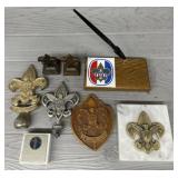 Variety of Boy Scout Collectibles