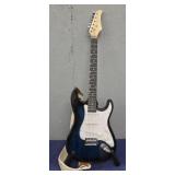 Right Handed Electric Guitar w/ Stand & Case
