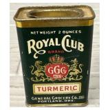 Vintage Royal Club Spice Tin