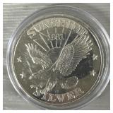 1981 .999 Troy Ounce Sunshine Mine Silver Coin