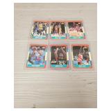 (6) Iconic 1986-87 Fleer Basketball Cards