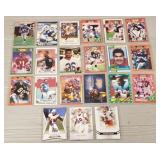 (21) NFL Super Stars Rookie Cards