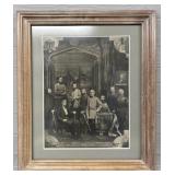 Framed Confederate Commanders Jackson/Lee Print