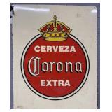 Large Corona Metal Sign