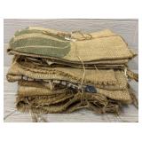 (7) Different Burlap Sacks