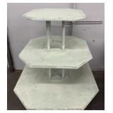 Large 3-Tier Rolling Display Shelf