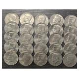 (25) Kennedy Half Dollars
