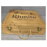 Vintage Wood Wine Case
