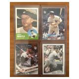 (4) Mickey Mantle 70th Topps Cards