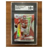 Patrick Mahomes Pulsar Prizm Graded 10 Card