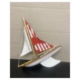 Decorative Small Wood Sail Boat