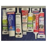 Assortment of Caulk & Silicone Glue