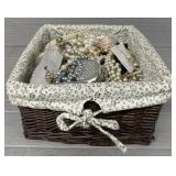 (5+) Pounds Vintage Pearl Like Jewelry