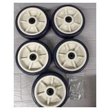 (5) P&H Caster Wheels