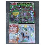 (2) New Melissa and Doug Kids Puzzles