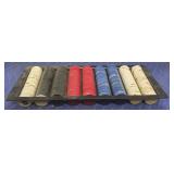 Vintage Poker Chip Set