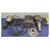 1hp Air Compressor w/ Assorted Shop Equipment