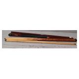 (2) Pool Sticks With Cases