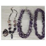 Amethyst Jewelry Lot