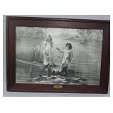 Vintage Print In Frame
