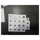 (19) U.S. Nickels: Buffalo, Jefferson & 'V'