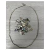 Long Charm Necklace with Extra Charms