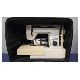 White Sewing Machine w/ Travel Case