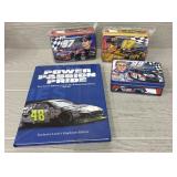 Power Passion Pride NASCAR Book & (3) Tins