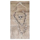 Vintage Necklace,  Bracelet, Earring Set