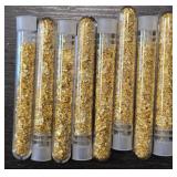 (8) Vials of Gold Foil Leaf Flakes #2
