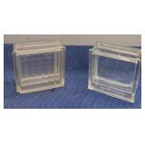 (2) Glass Bricks