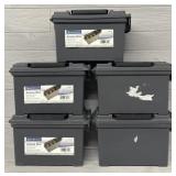 (5) Ammo Boxes