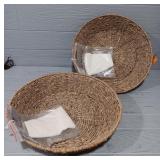 (2) Decorative Baskets With Liners