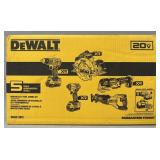 DeWalt 5-Piece Cordless Tool Set