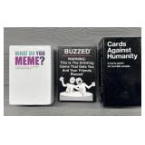 (3) Adult Game Night Games