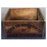 Wooden 7up Milk Crate