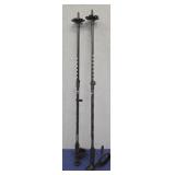 Vive Walking Sticks w/ Snow Tips & Case