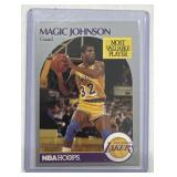 1990 NBA Hoops MVP Magic Johnson Card