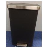 Black Trash Can