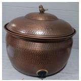 Garden Hose Pot w/ Lid