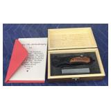 5th Anniversary Pocket Knife w/ Card & Case