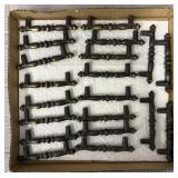 (20) 1970s Amerock Brass Cabinet Drawer Handles