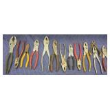 Assortment of Shop Pliers