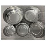 5-Piece Stainless Steel Bowl Set w/ Lids