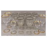 Assortment of Fancy Stemware