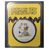 One Ounce Silver Round: Easter Snoopy