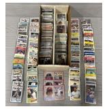 2-Row Box of Vintage, Stars Baseball Cards