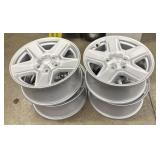 (4) 17' Jeep 5 Lug Rims