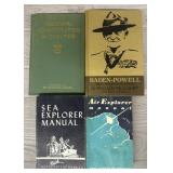 (4) Vintage Boy Scouts of America Books