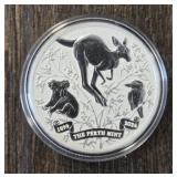 One Ounce Silver Round: Perth Mint Animals